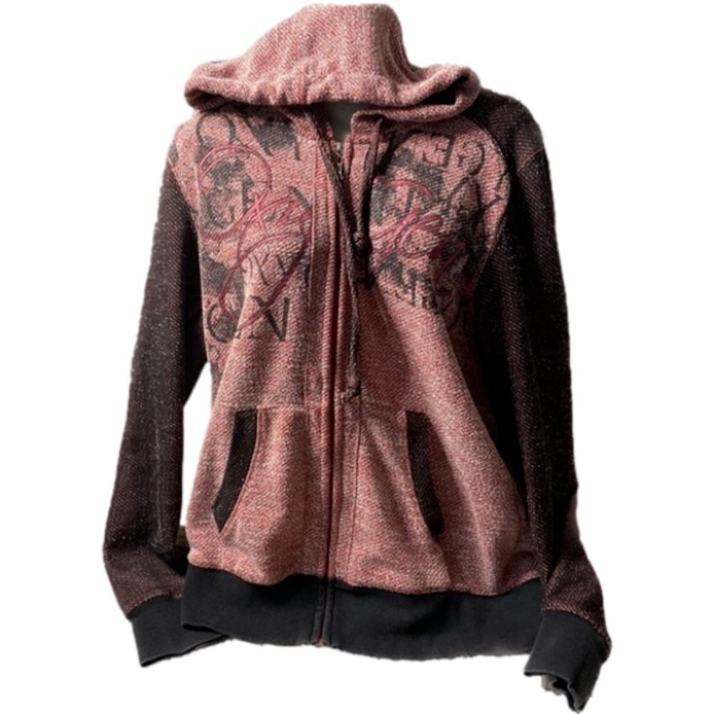 OXYGEN Women’s Full Zip Jacket/Sweater with Hood (XL)